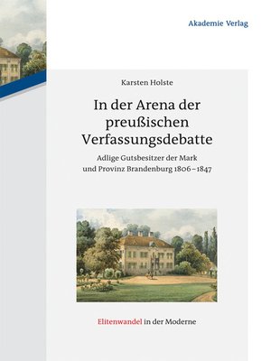 cover image of In der Arena der preußischen Verfassungsdebatte